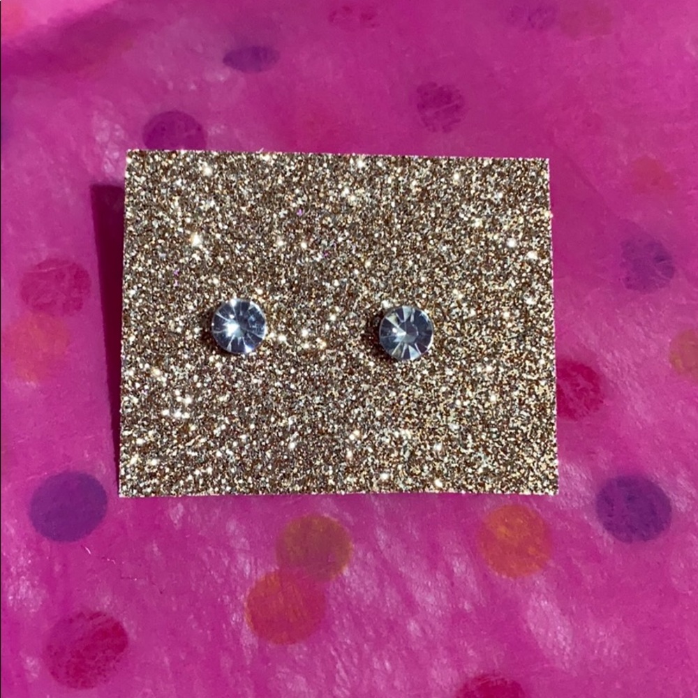 Wildfable rhinestone earrings